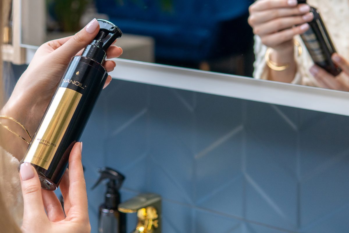 nanoil hair styling spray